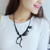 Fashion Jewelry Gothic Tyrannosaurus Rex Skeleton Dinosaur Pendant Necklace Gold Silver Chain Choker Necklace For Women